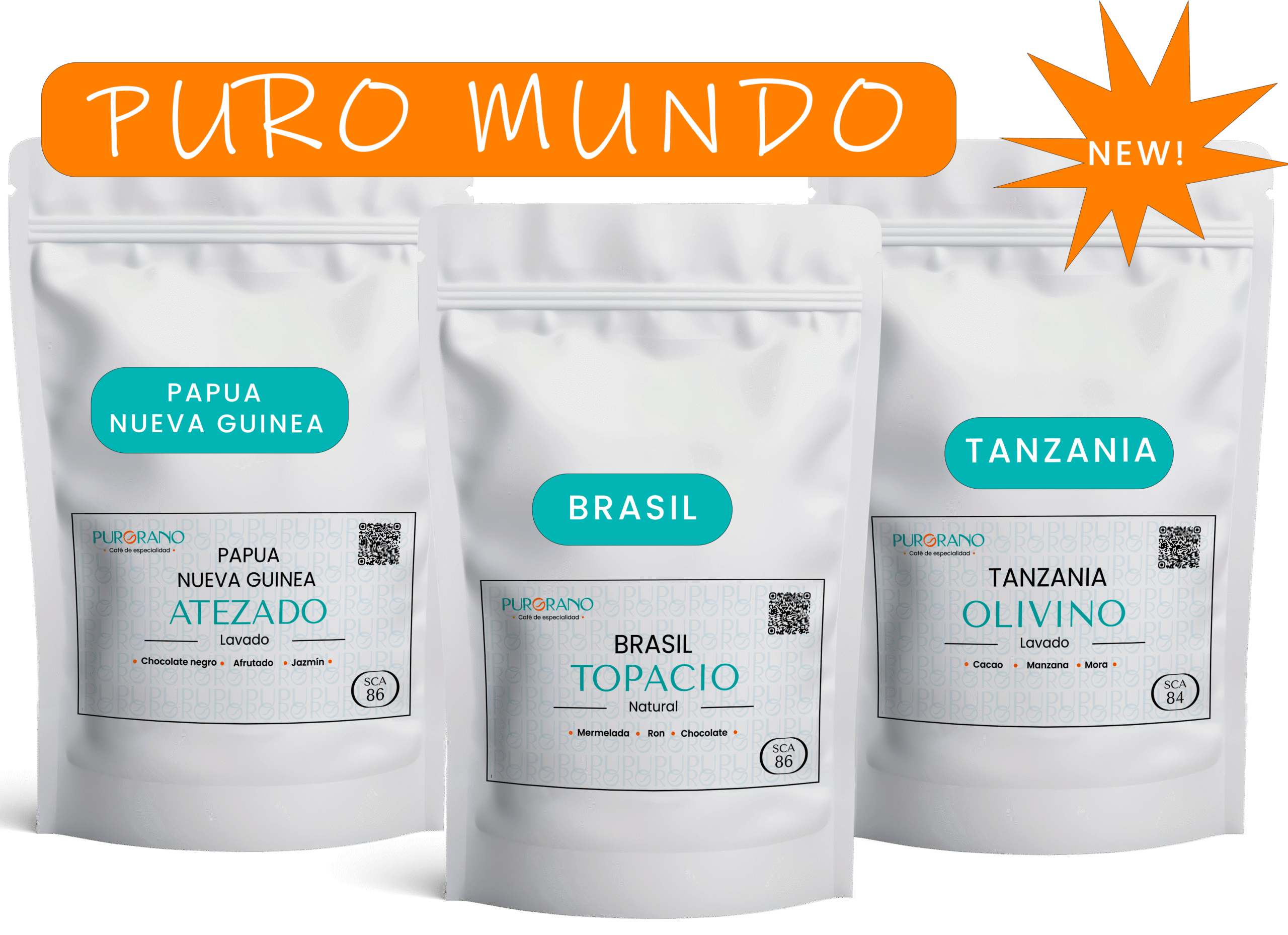 Pack de café de especialidad - Puro Mundo