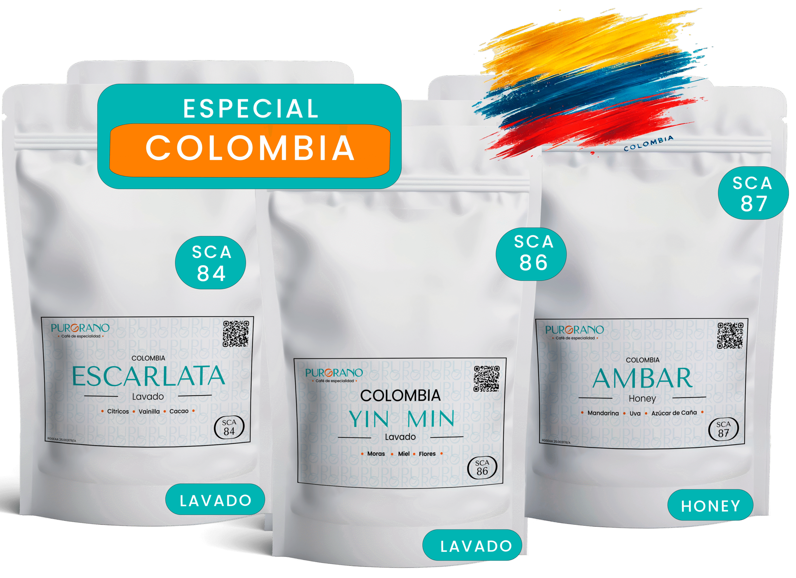 Pack de cafe de especialidad - Colombia Selección